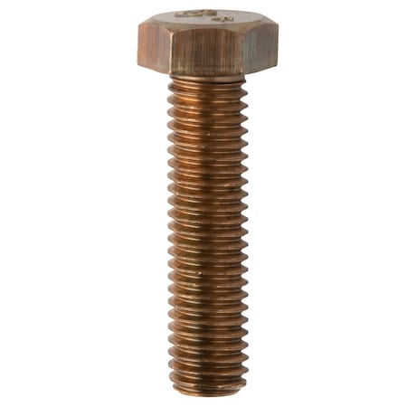 1/2-13 Hex Head Cap Screw, Silicon Bronze, 1 In L, 50 PK